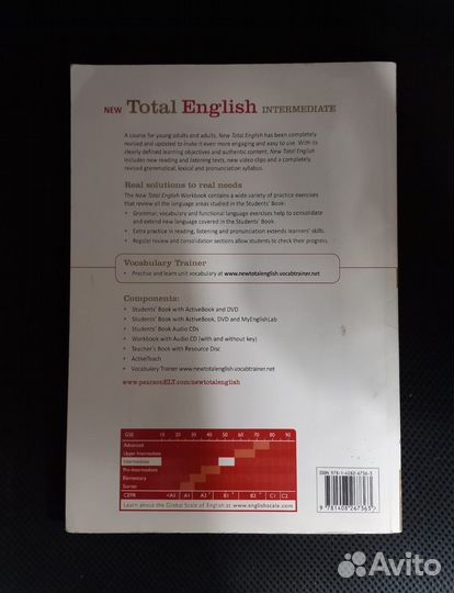 Total english: intermediate книга и тетрадь