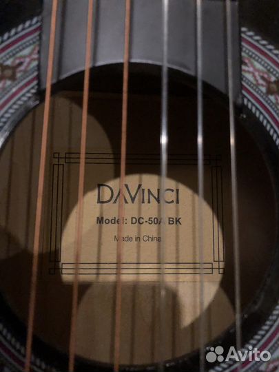 Гитара Davinci model:DC-50A BK