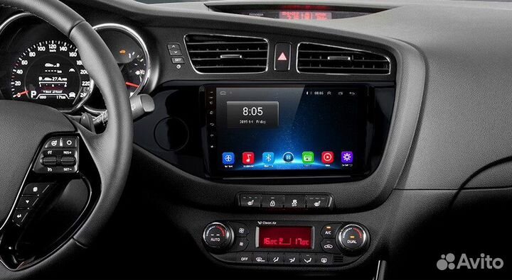 Магнитола Kia Ceed JD android новая