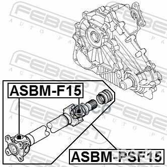 Вал карданный BMW X5 (E70) / (F15) /X6 (E71) / (E7