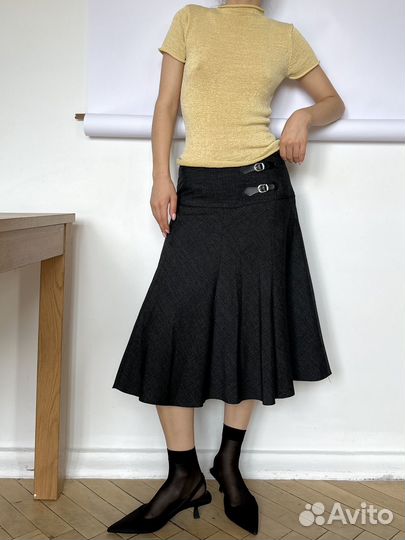 Винтажная юбка миди