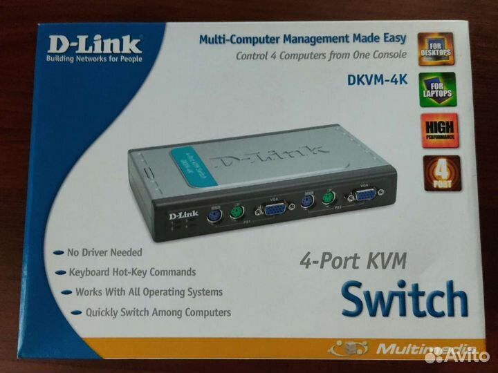 KVM переключатель D-Link dkvm-4K