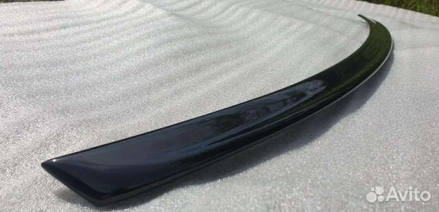 Спойлер чёрный глянец Vw polo GT до 20г