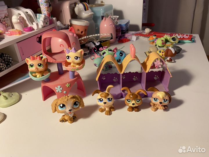 Littlest Pet Shop lps лпс собаки лошадь овечка