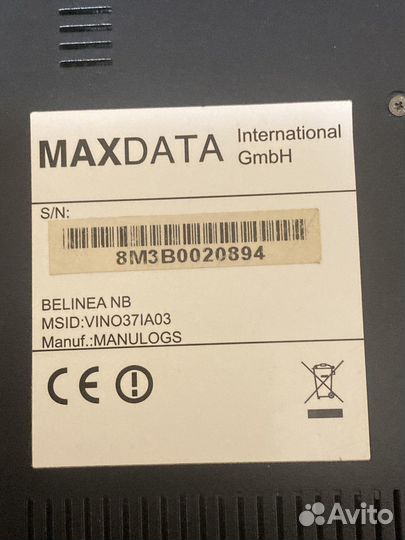 Ноутбук на запчасти