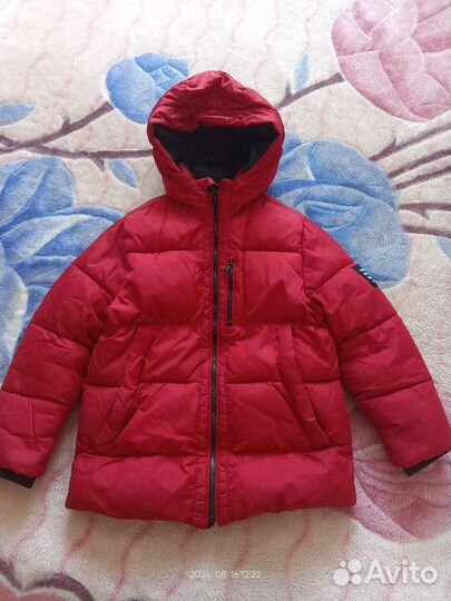 Куртка зимняя для мальчика 128