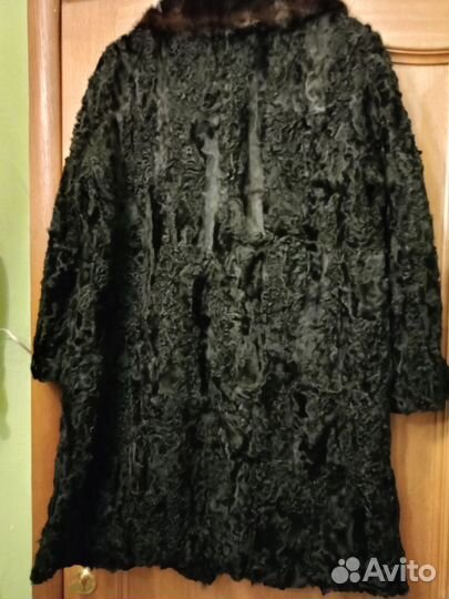 Шуба каракульча 48