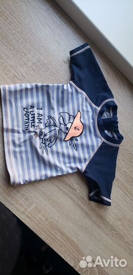 Футболка купальная для пляжа, на 12-18 мес