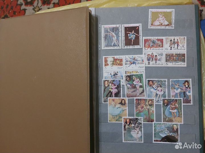 Почтовые марки.Балет.Танцы