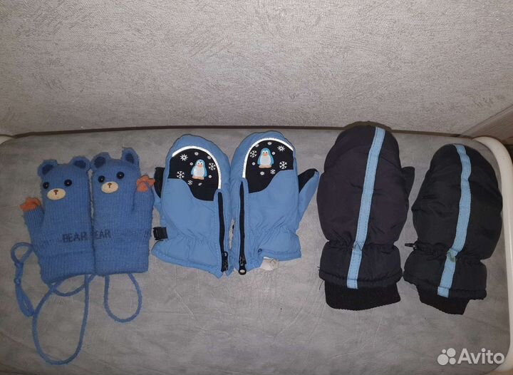 Варежки краги зимние 2-3, 4-5, 5-6 лет