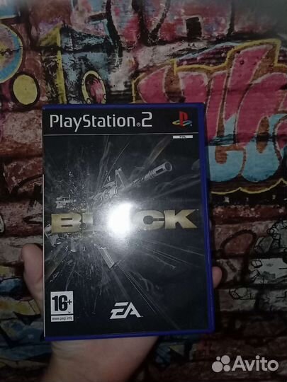 Игра для PlayStation 2 PAL лиценнзия, игра Black