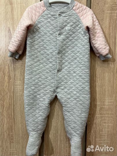 Комбинезоны слипы 4 шт на девочку 68 74
