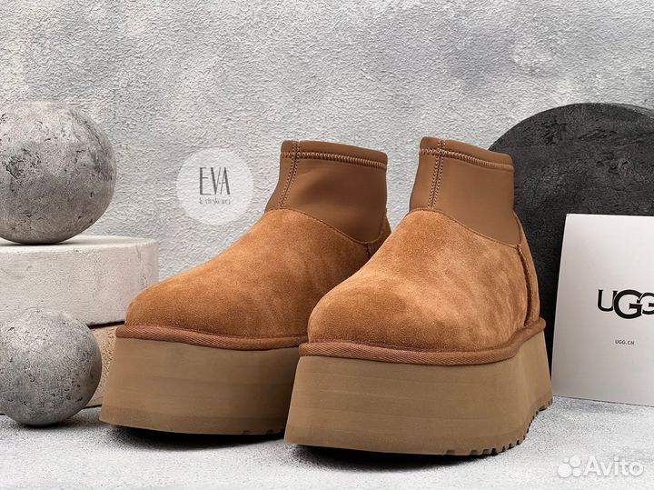 Угги женские Ugg Classic Mini Dipper Chestnut