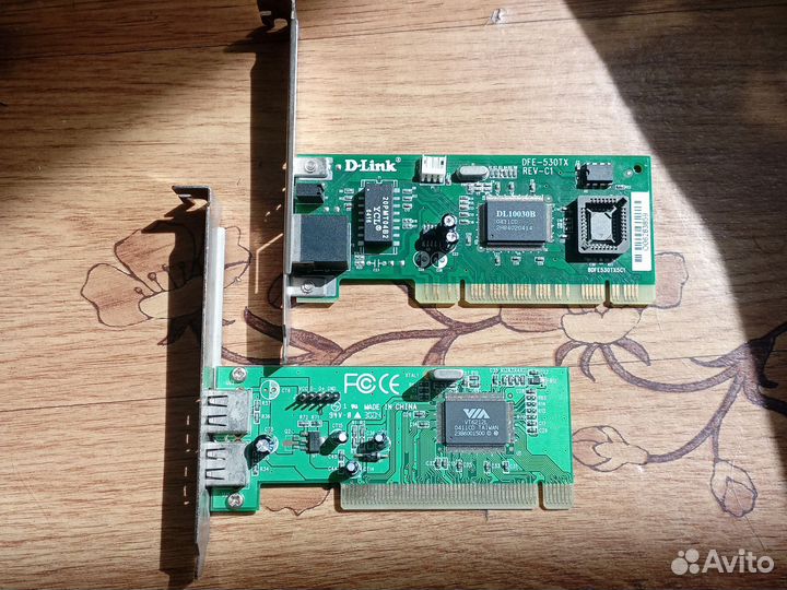 Сетевая карта и USB-контроллер для пк