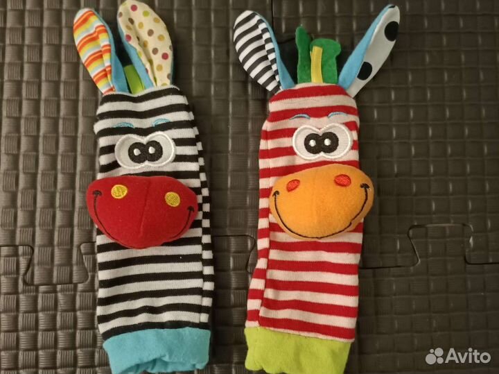 Погремушки на ручки и ножки малыша 0+