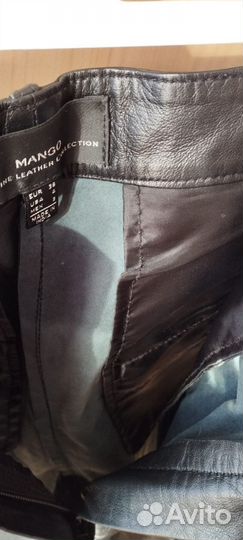 Кожаные шорты Mango S