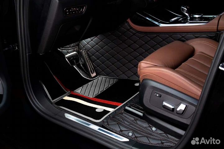 3D Коврики BMW X3 G01 Экокожа Салон Багажник