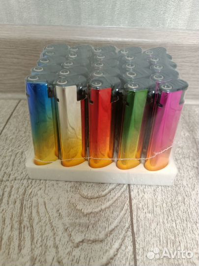 Зажигалки турбо метал