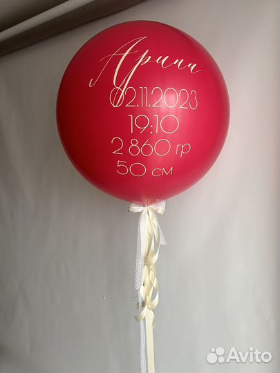 Воздушные шары на выписку