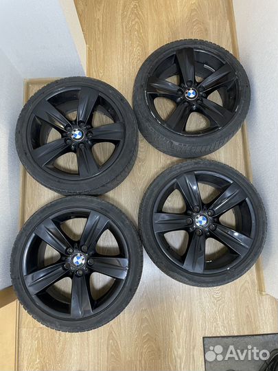 Диски литые черные R18 Оригинал BMW 189 + резина