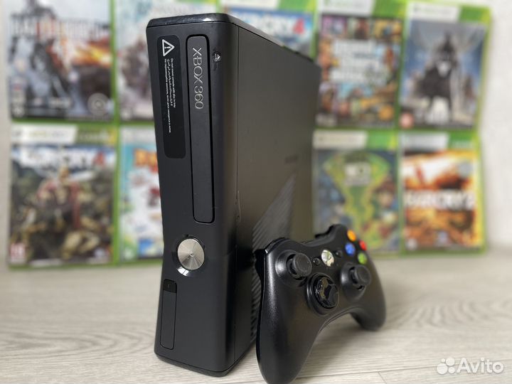 Xbox 360 slim freeboot 250 гб, 58 игр