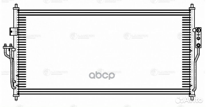 Конденсер nissan almera 1.6 06-12 lrac 14FC luzar