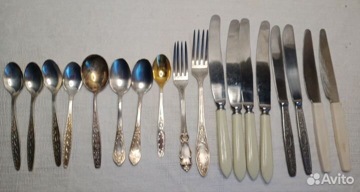 Столовые приборы СССР. Мельхиор и нержавейка
