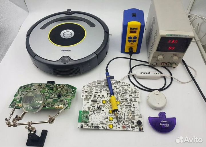 Ремонт роботов пылесосов