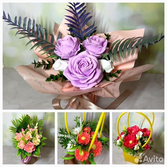 Букеты из мыла