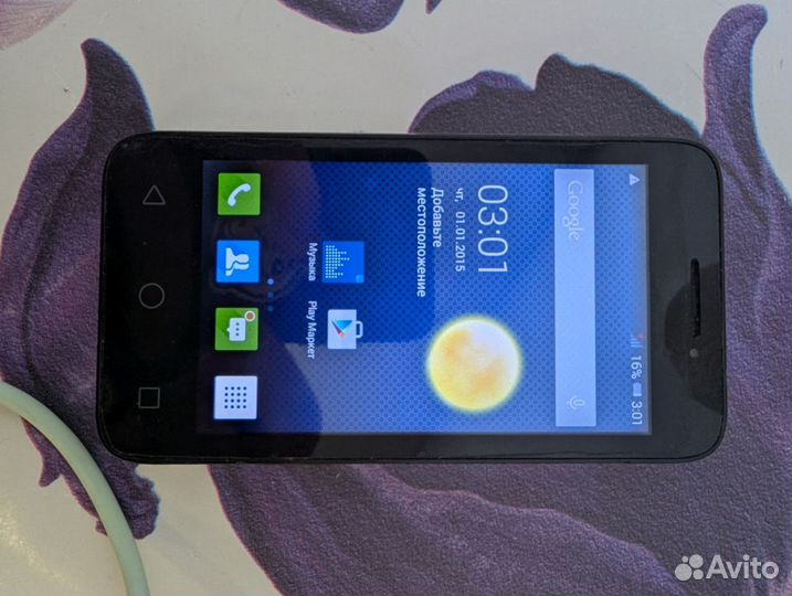 Alcatel PIXI 3(3.5) 4009D, 4 ГБ