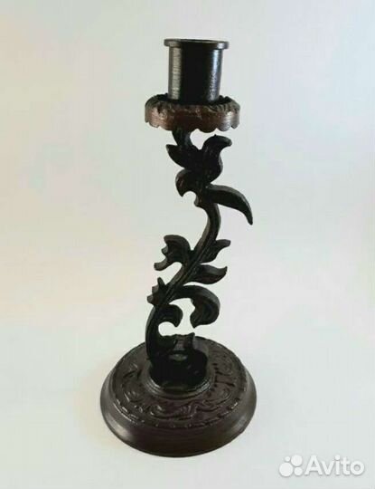Подсвечник из металла старинный СССР отл.состояние