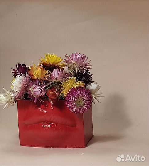 Гипсовое кашпо