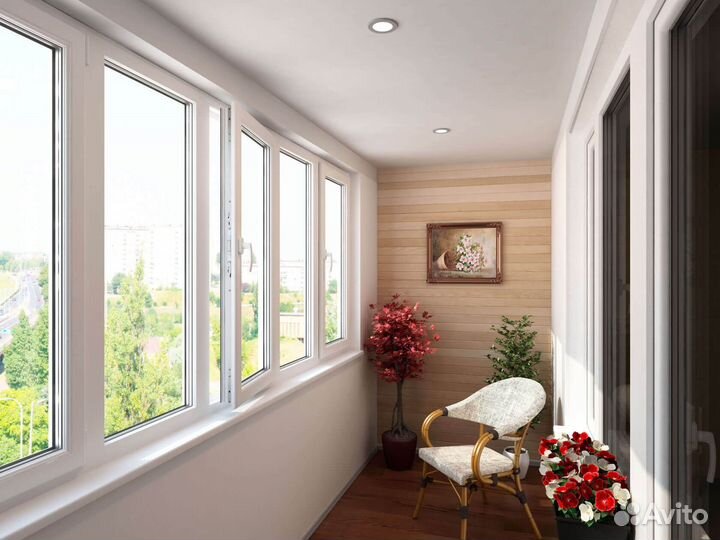 Обшивка балконов и лоджий