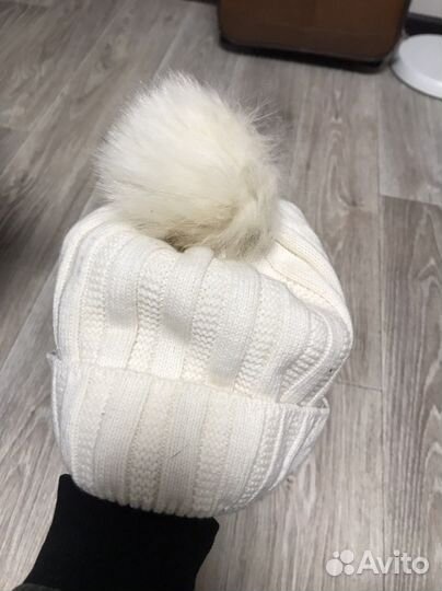 Женский шарф и шапка зимняя