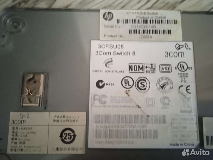 Коммутатор HP V1405-8 Switch/3Com 3cfsu08