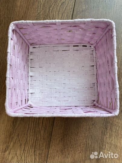 Корзина вязаная, плетеная