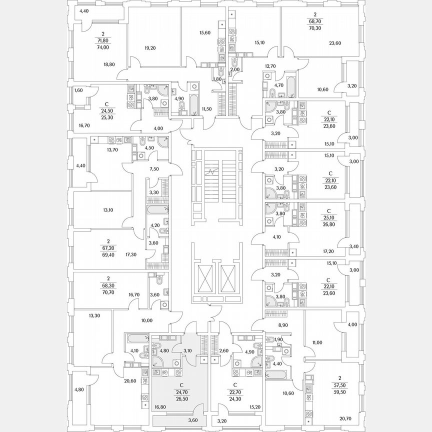 Квартира-студия, 29,6 м², 10/13 эт.