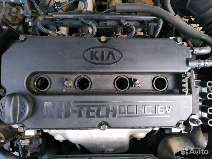 Двигатель kia spectra 1.6 s6d (разобран )