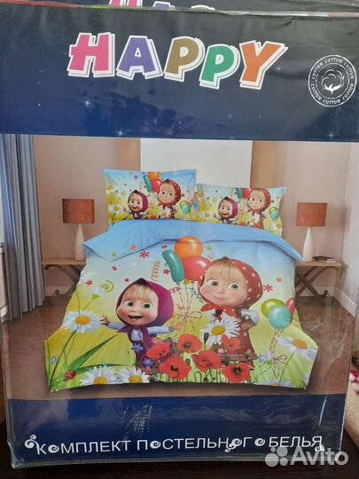 Детское постельное белье 1.5 Маша и Медведь