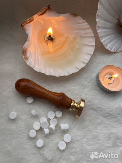 Ароматическая свеча в ракушке