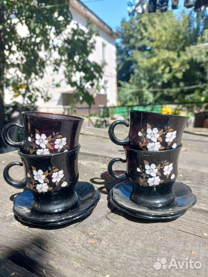 Кофейный набор из 4 чашек