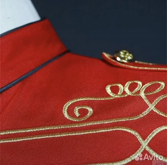 Камзол мундир исторический красный