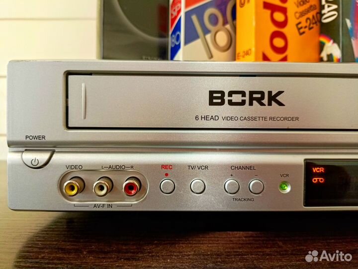 DVD & VHS комбо 6 головочный Hi Fi Bork
