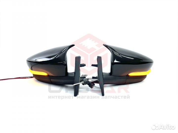 Накладки зеркал Granta в стиле BMW окрашенные