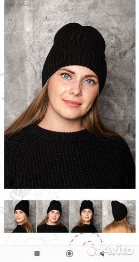 Новая женская шапка, 54-58