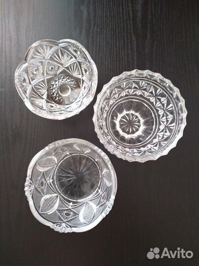 Салатницы хрустальные СССР