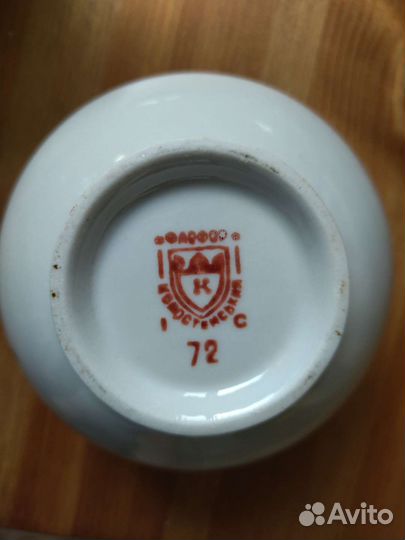 Фарфор Коростень: кофейник, молочник и сахарница