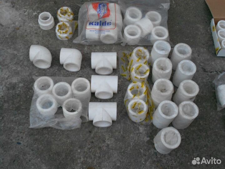 Трубы пластик, фитинги