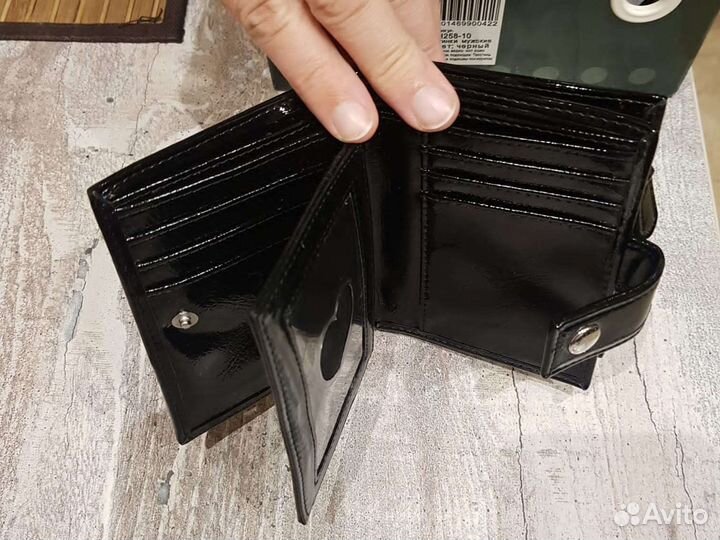 Женский лаковый кошелек, мягкий