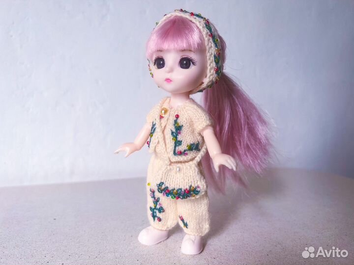 Одежда для куклы 16 см. 4 предмета